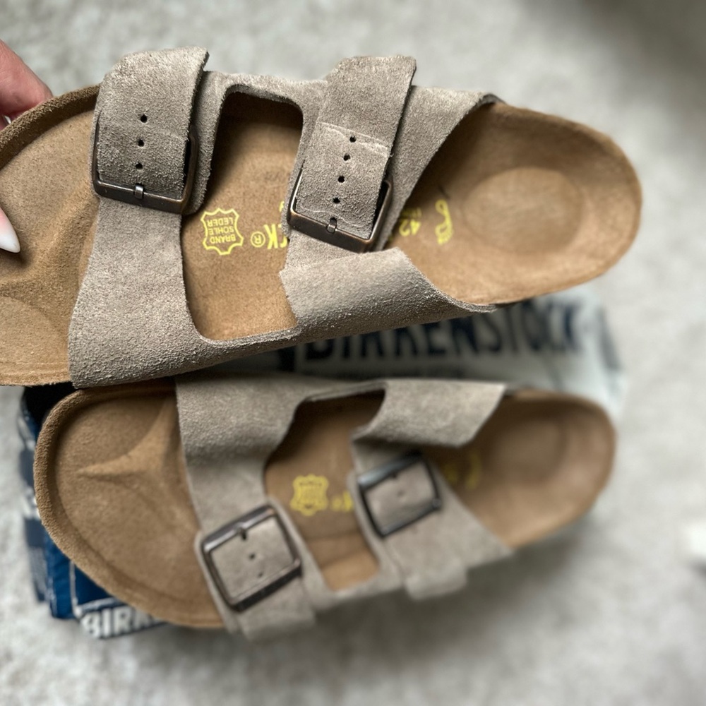 Birkenstock Kids Sandals - Light Brown Suede